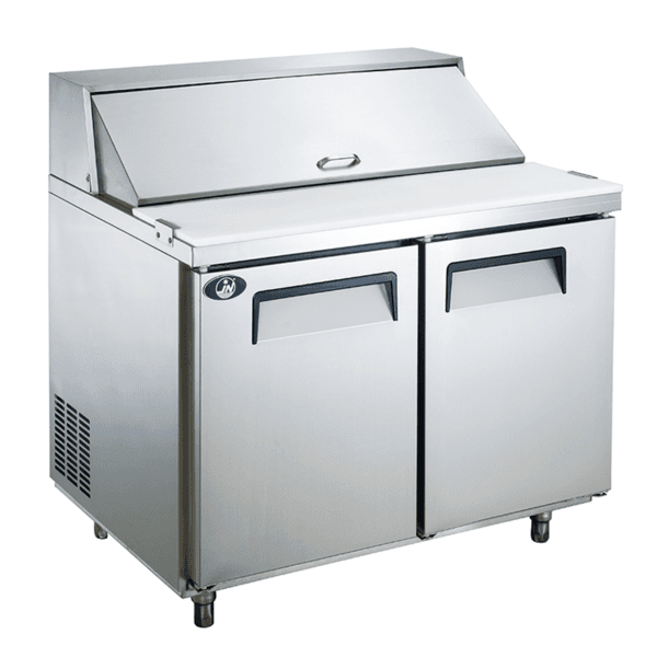 Air-cooled salad bar (stainless steel cover)1
