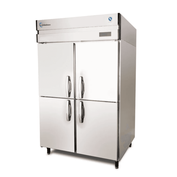 European style vertical four-door refrigerated cabinet