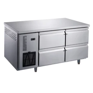 Premium 4-Drawer Air-Cooled Refrigerated Workbench