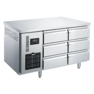 Premium 6-Drawer Air-Cooled Refrigerated Workbench