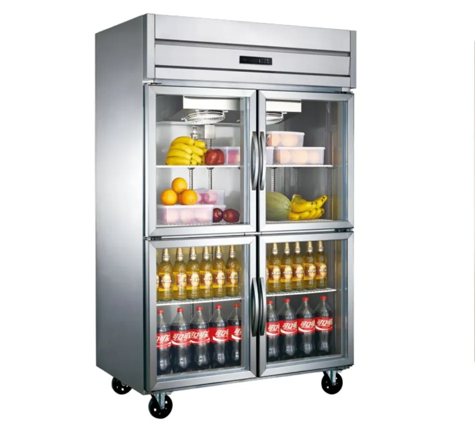 Reacth-In Sold Swing 4 Doar Ar-Cooled Refrigerators