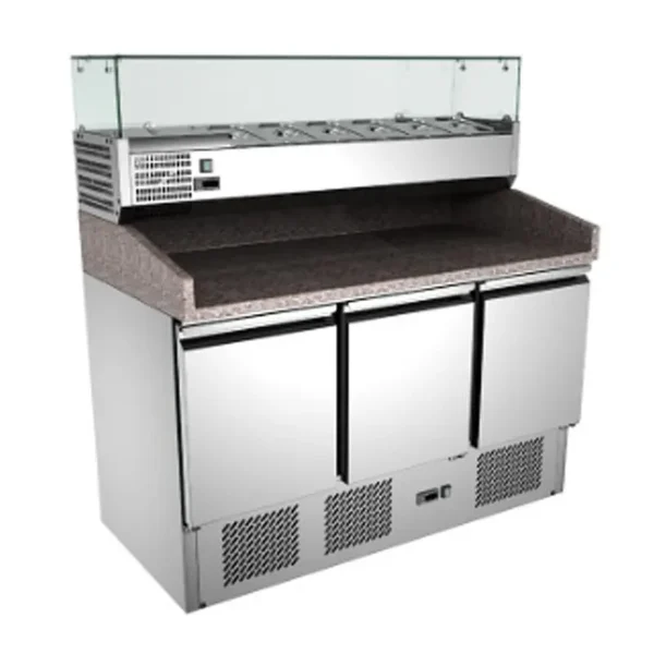 Salad Prep Table (Marble Surface)