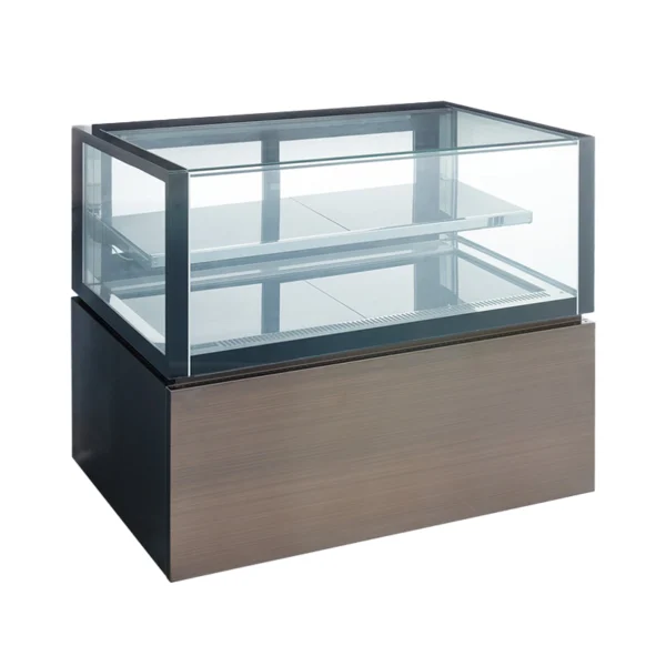 icoldbox 1200MM 2-Tier Right-Angle Glass Cake Display Refrigerator