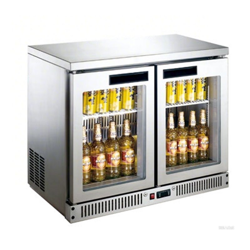 Air-Cooled 2-Door Glass-Door Back Bar Refrigerators