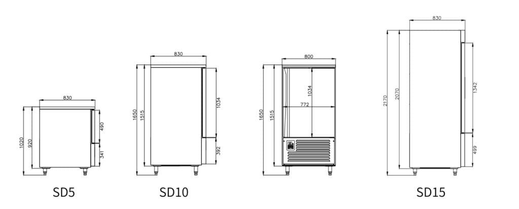 Blast Freezers with 15 Trays